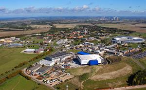 Aerial image of the RAL site