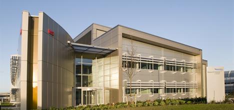 Image of the research Complex at Harwell building