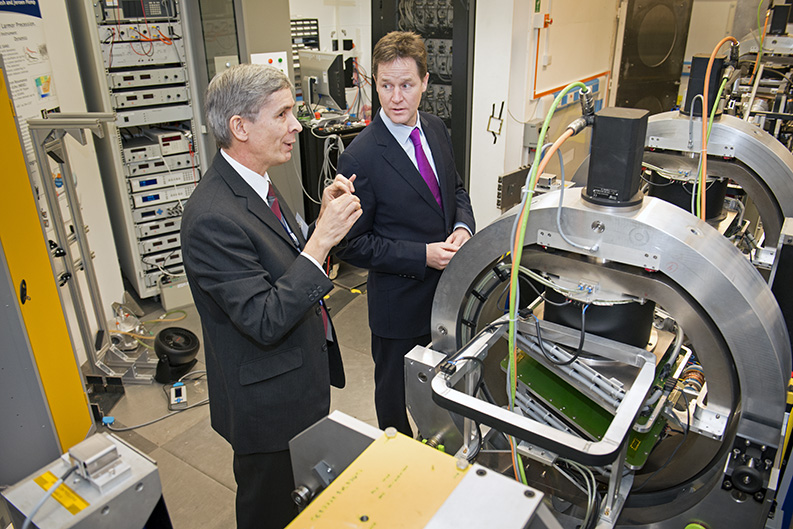 Isis Deputy Prime Minister Nick Clegg Visits Isis