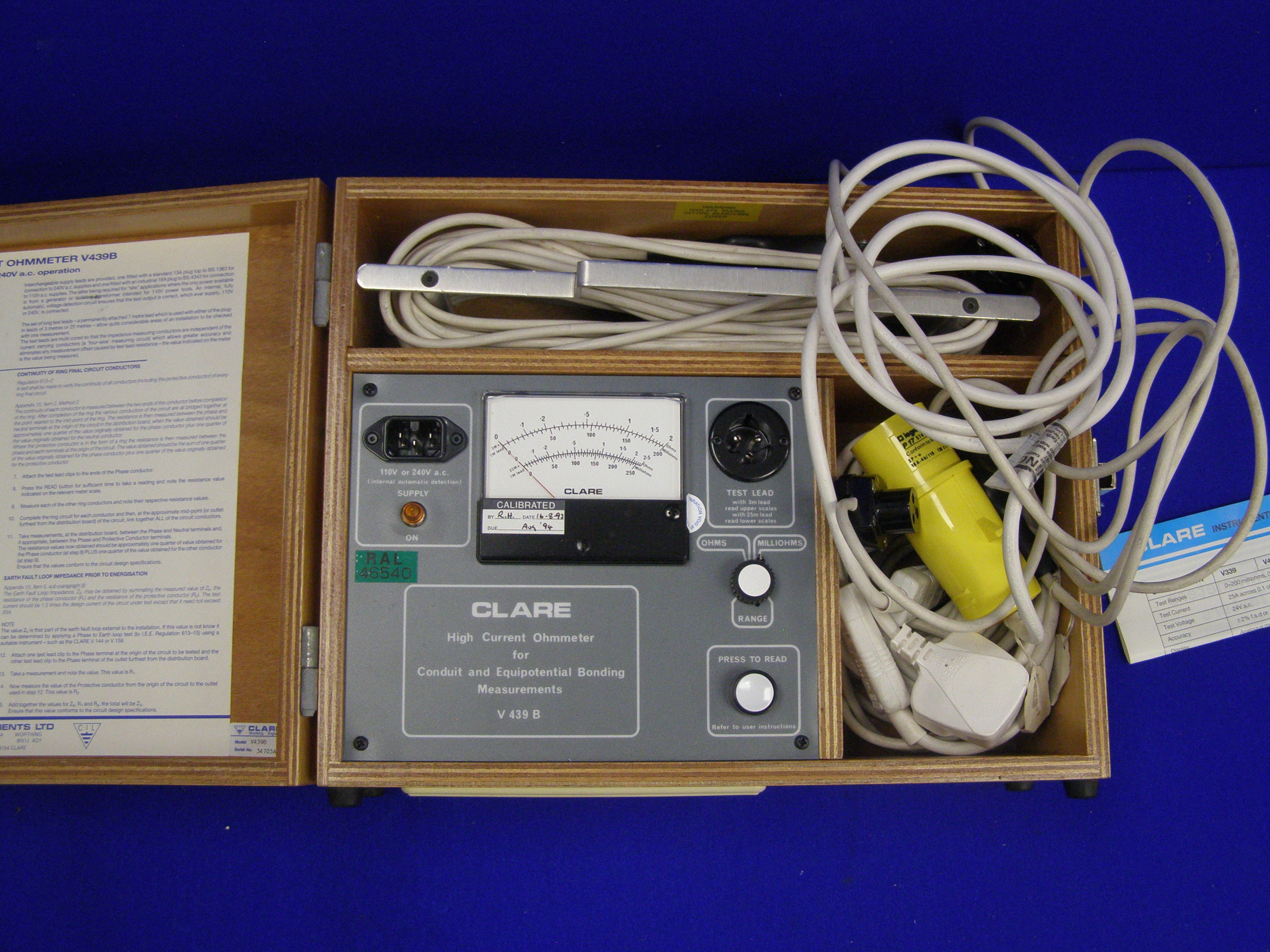 CLARE high current ohmmeter.JPG