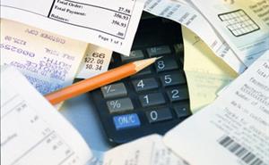 Image of generic expense receipts
