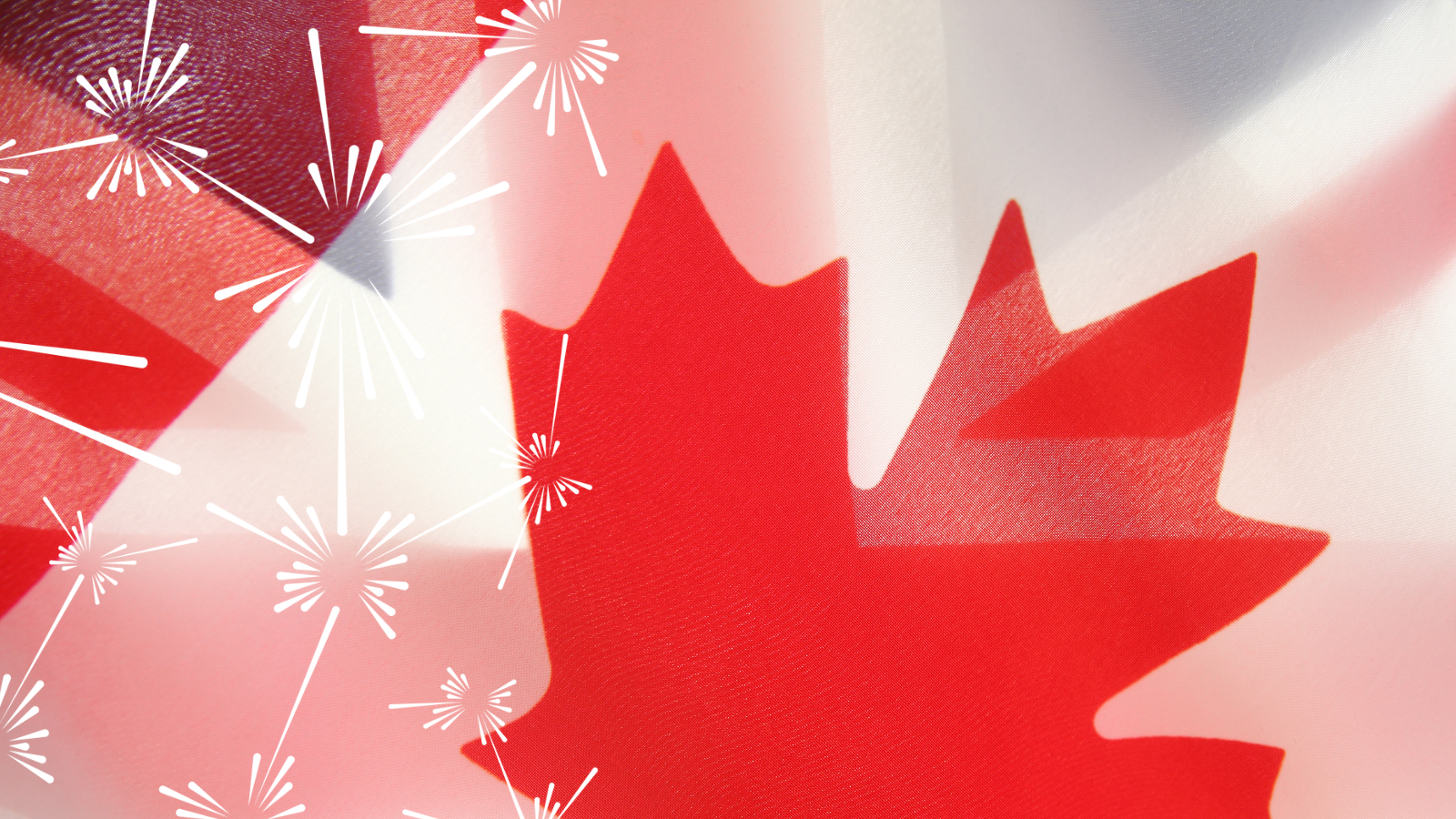 Translucent UK and Canadian flags overlaid, with the ISIS starburst pattern on top.