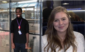 Shaun Olok-Jacobs, Madeleine Mcroberts and Jared Swift - all ISIS Sandwich students for 2021/22