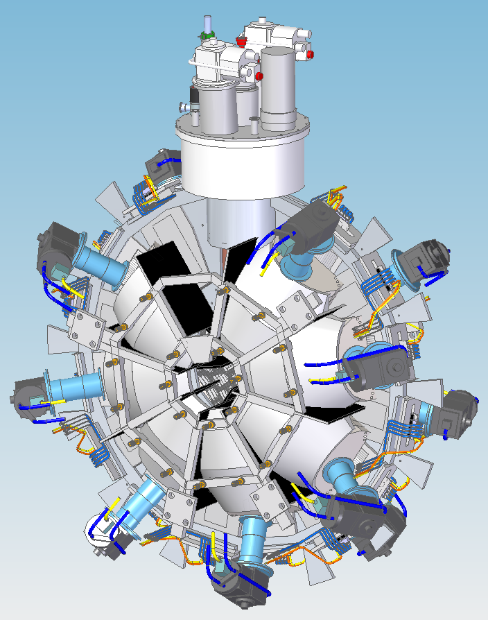 3d view of the proposed secondary spectrometer upgrade