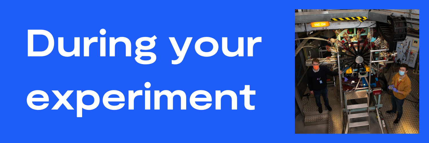 link to During your experiment info