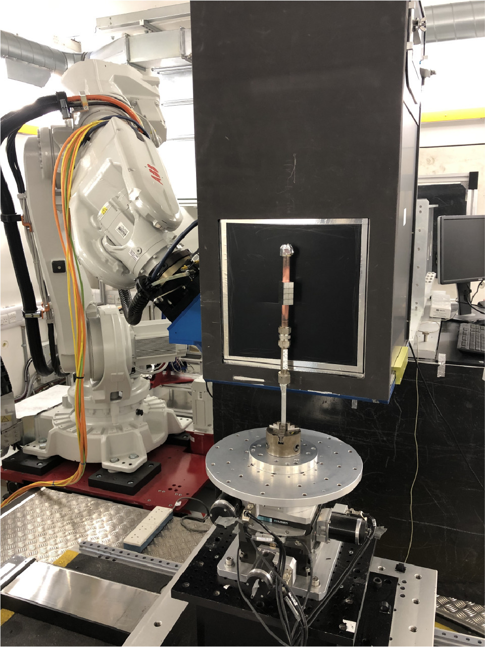 Neutron tomography setup at the IMAT beamline