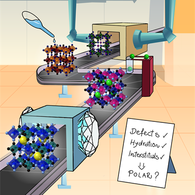 Cartoon depicting PBAs going along a production line
