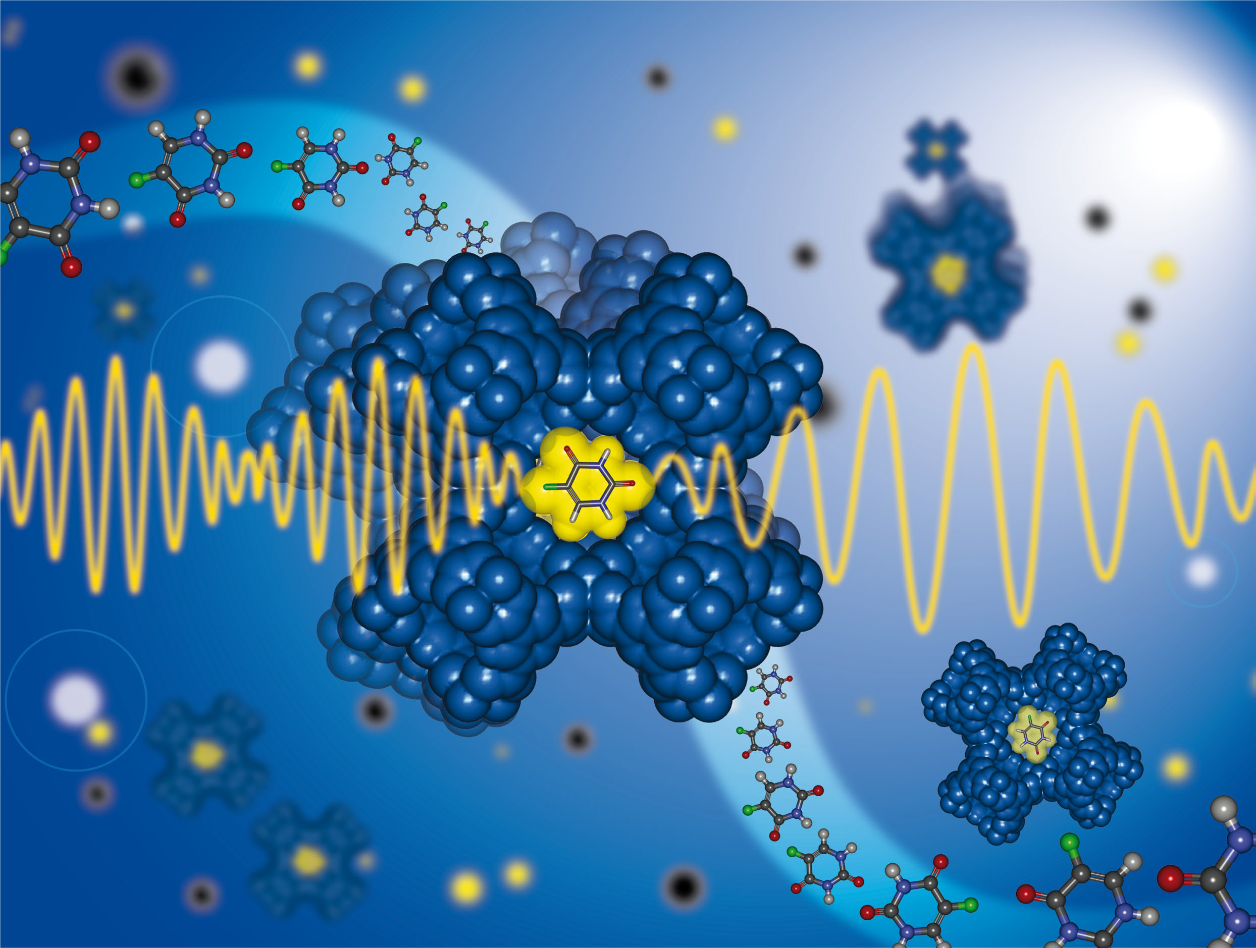 Low frequency investigations of a MOF and an anti-cancer drug