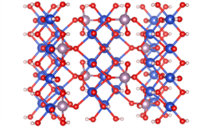 Crystal structure shows the chain of Cu ions