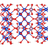 Crystal structure shows the chain of Cu ions