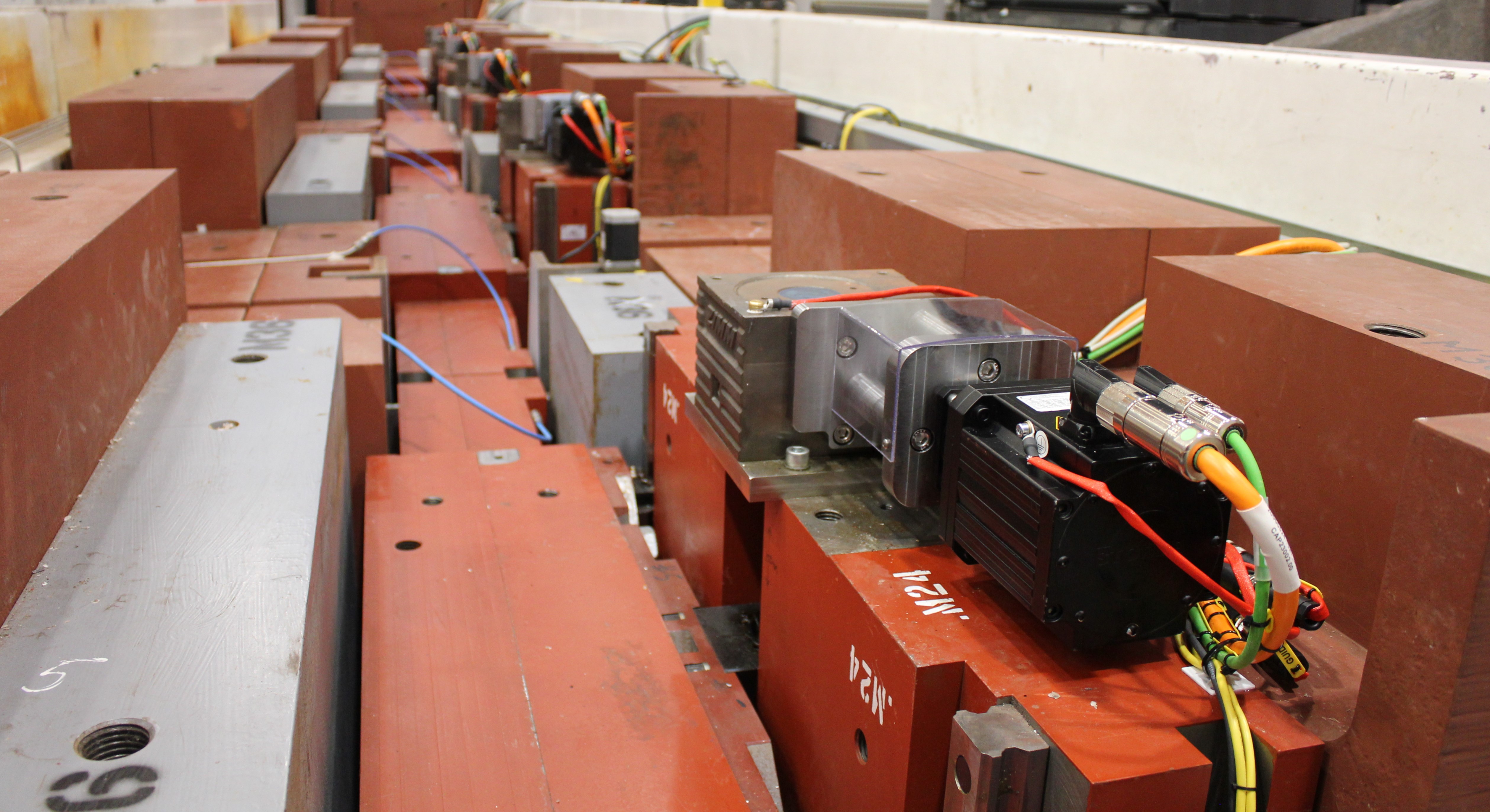 Looking down the SANS2D beamline with the shielding removed