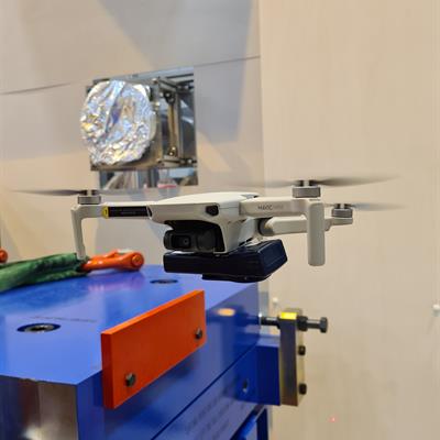 Drone fitted with an EPD