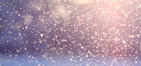 Image of falling snow, credit Pixabay