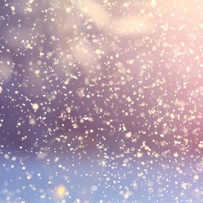 Image of falling snow, credit Pixabay