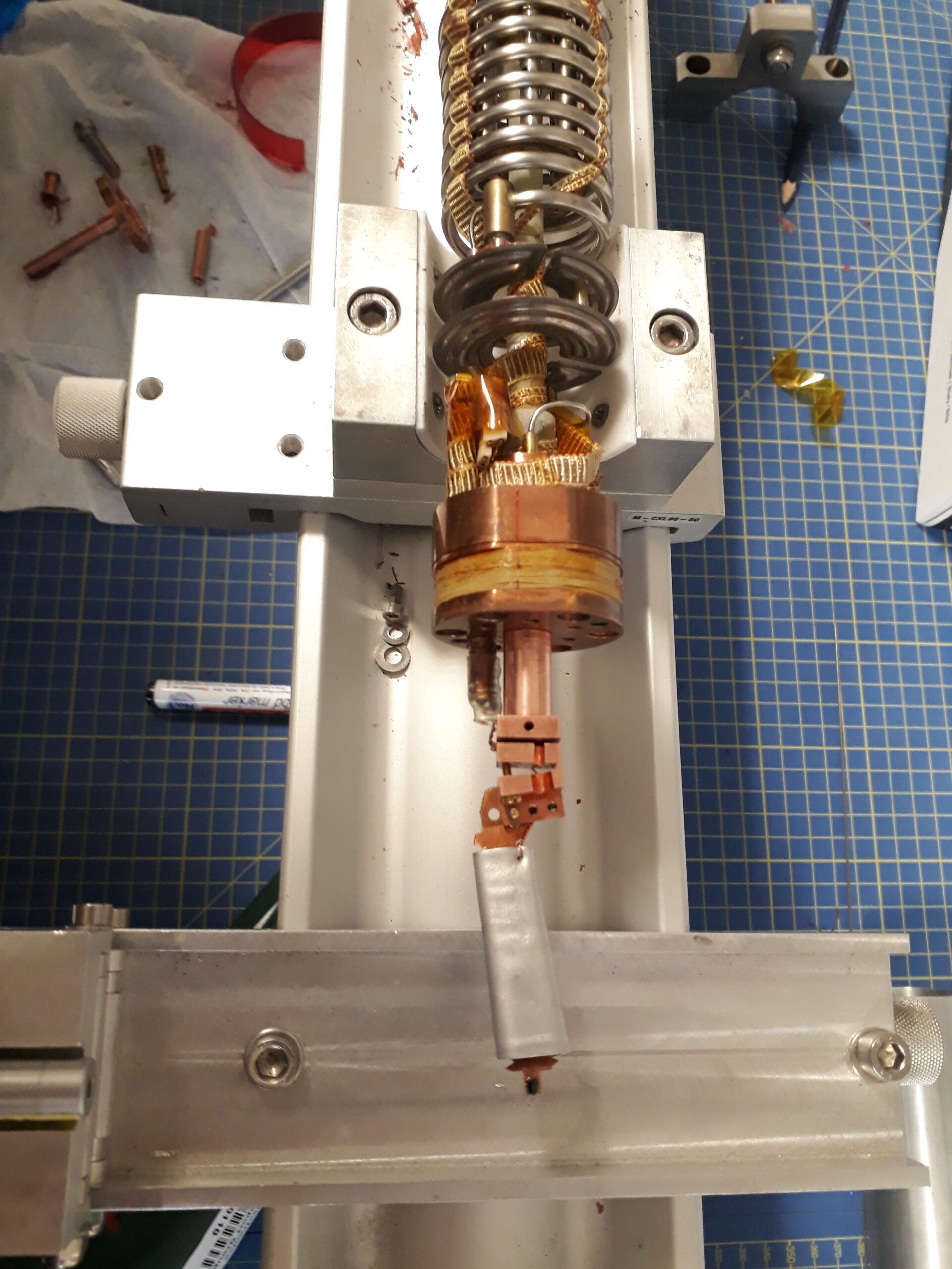 single crystal on fridge