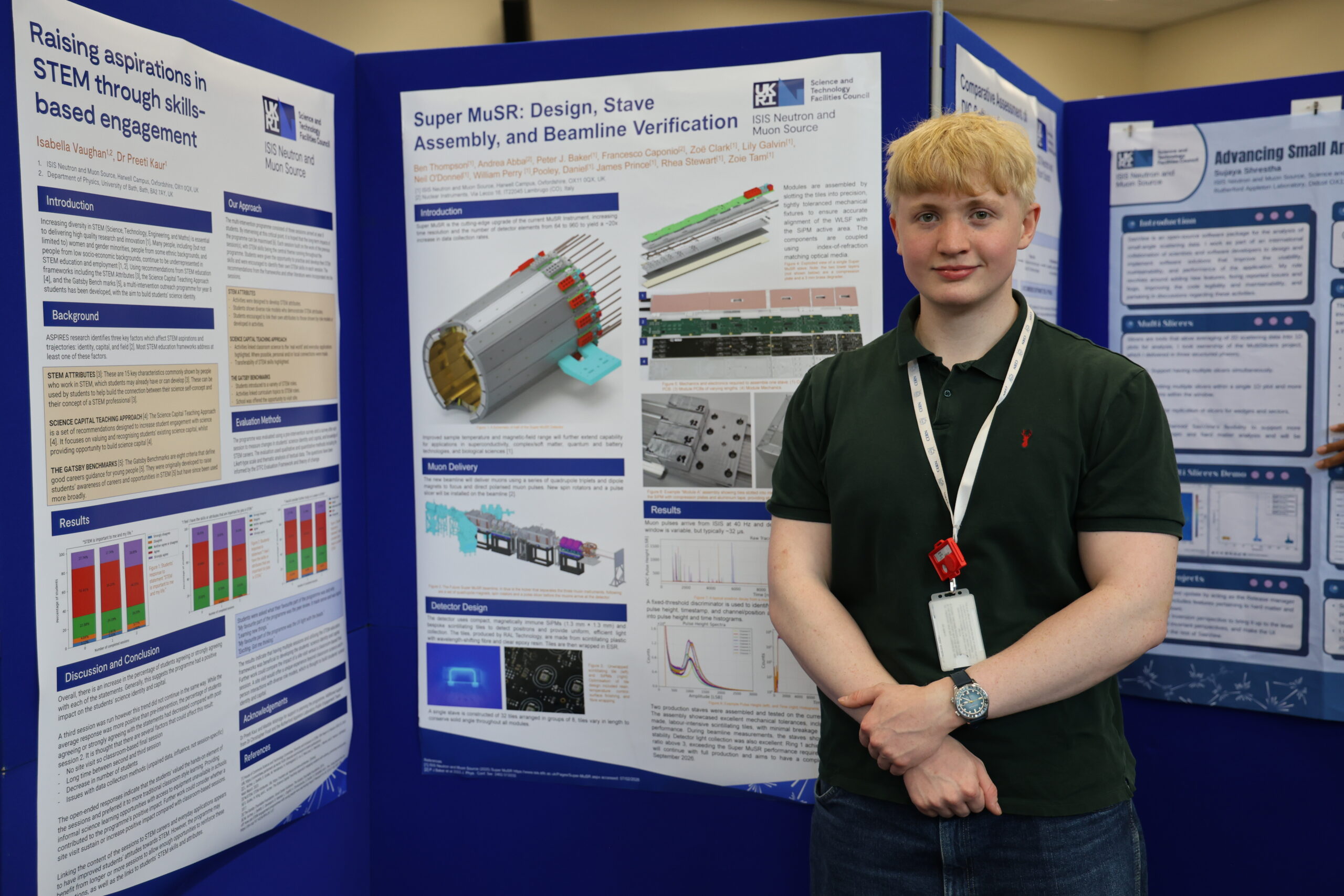 Ben Thompson - Industrial Placement student working on Super MuSR ...