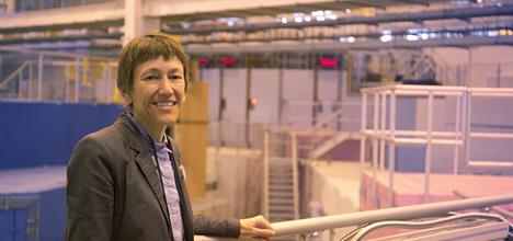 Prof Jacqui Cole at Target Station 2 of the UK’s Neutron and Muon  Facility where she experimentally validates her materials.