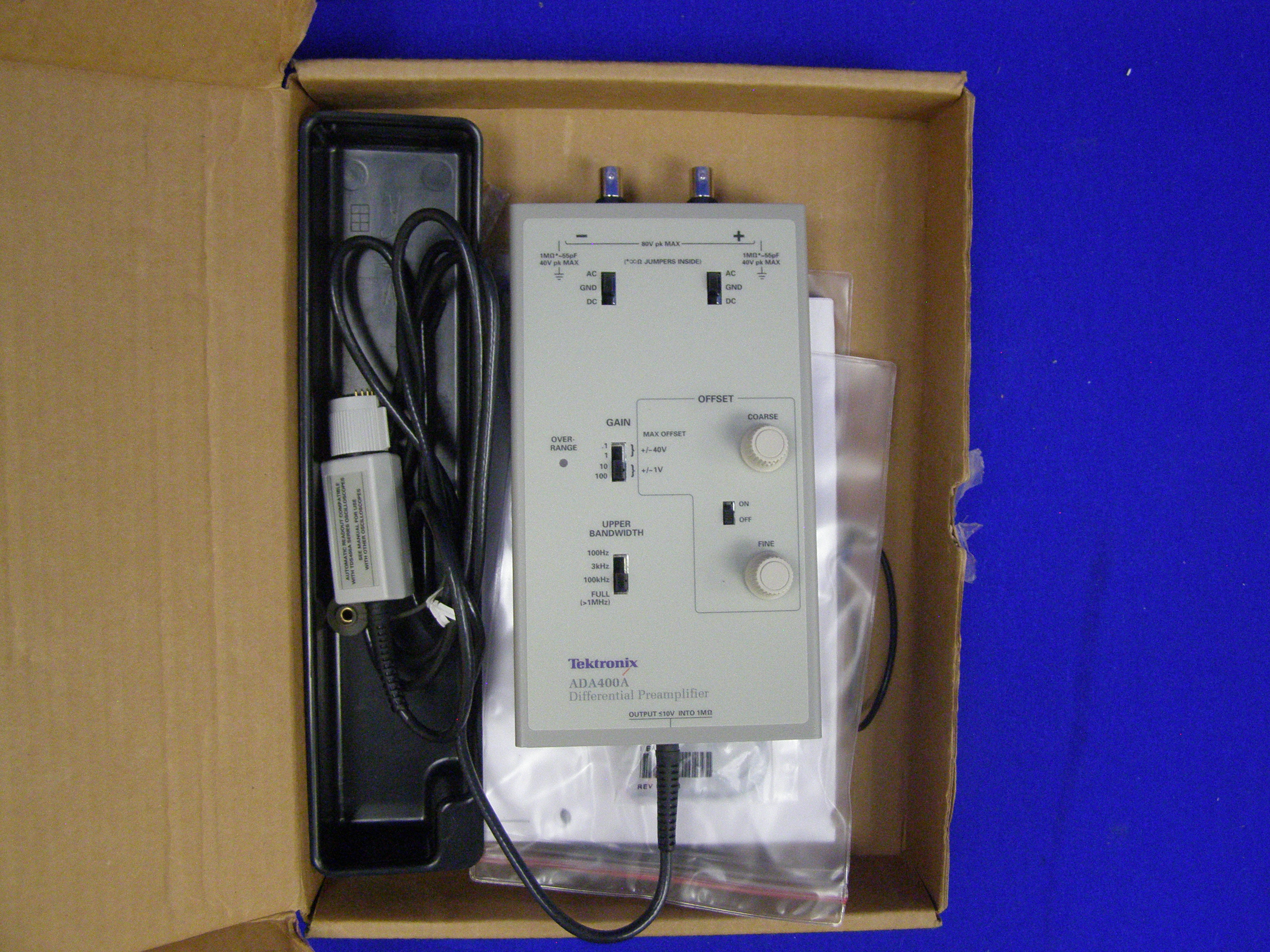 Tektronix ADA400A Differential Preamplifier.JPG