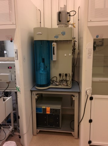 The Quantachrome Autosorb iQ-Chemi in the R79 Hydrogen and Catalysis Laboratory.