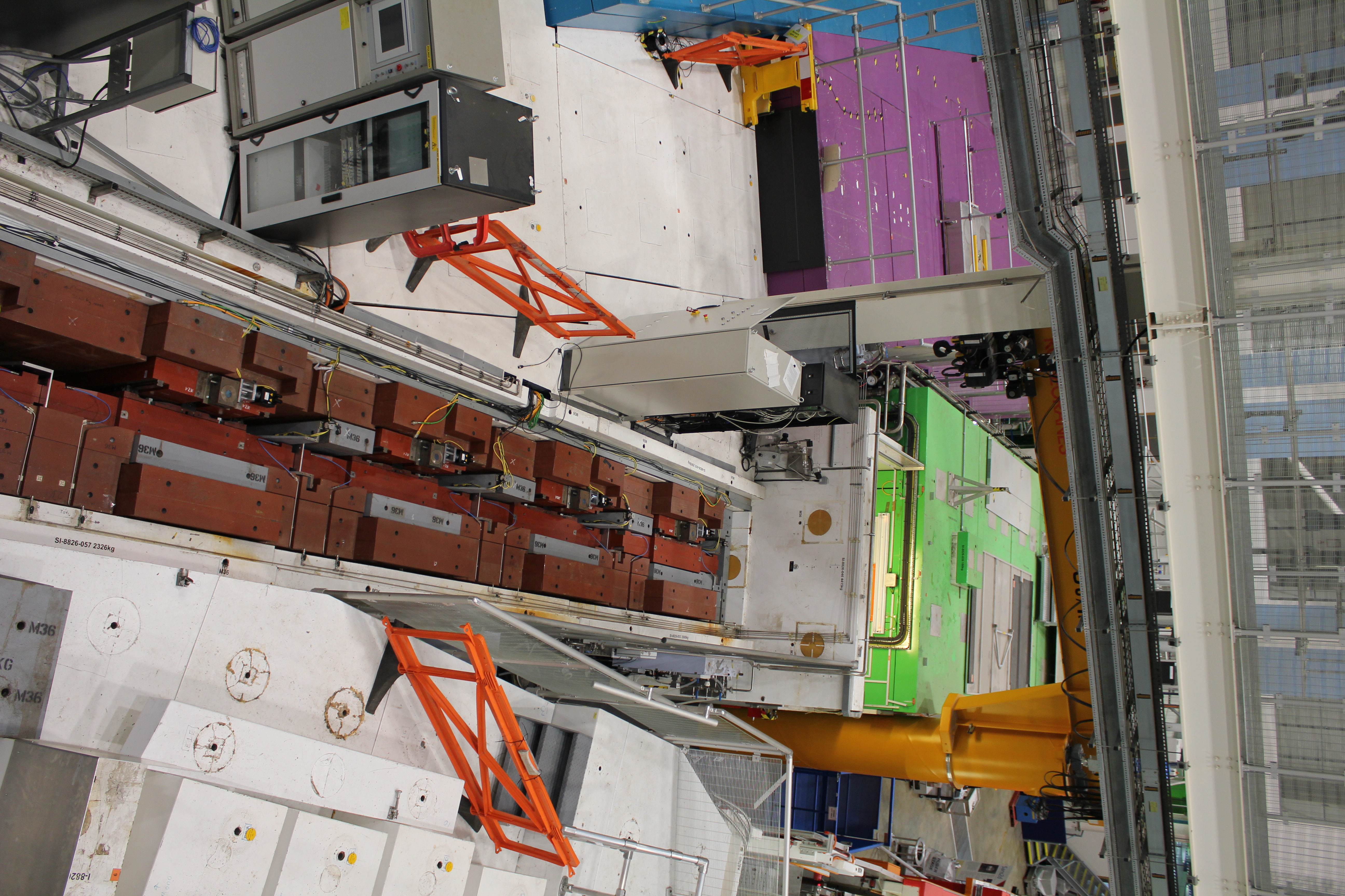 Sans2D beamline with shielding removed