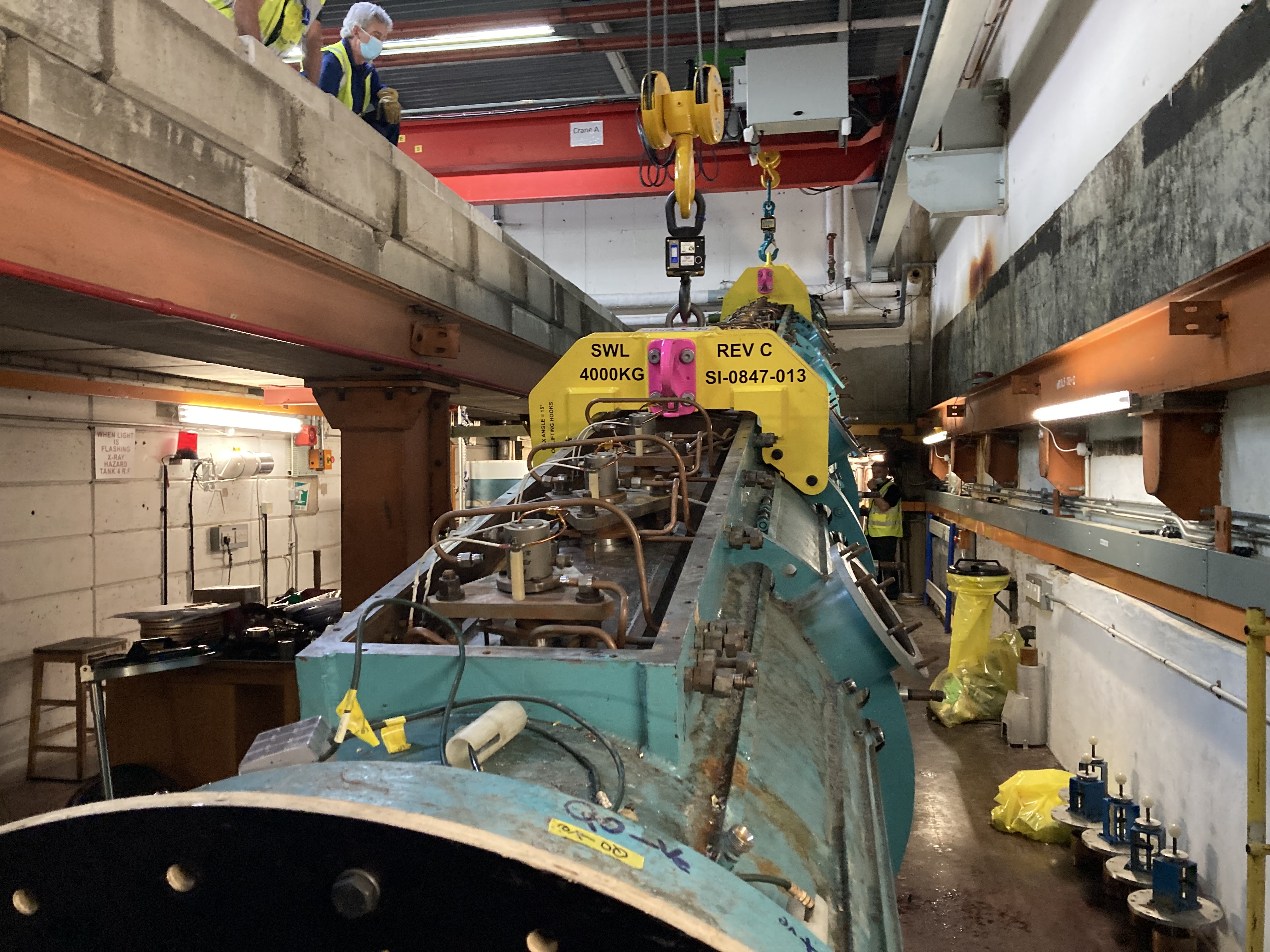 linac tank test lift